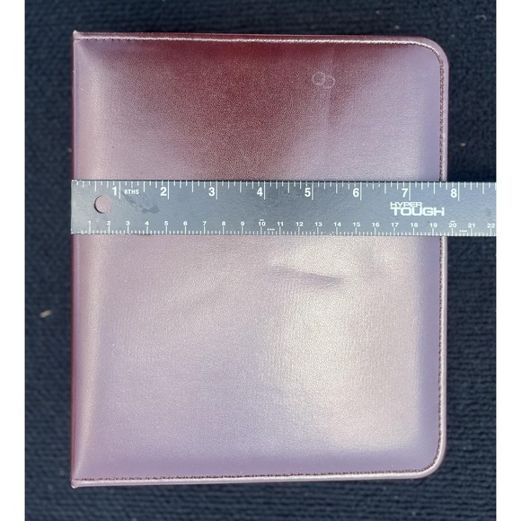 Vintage Franklin Quest Burgundy Leather Organizer Planner USA Ring Binder CL4044 - Picture 9 of 10